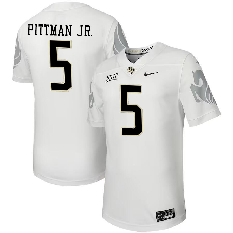 Men #5 Randy Pittman Jr. UCF Knights Big 12 Conference College Football Jerseys Stitched-Black